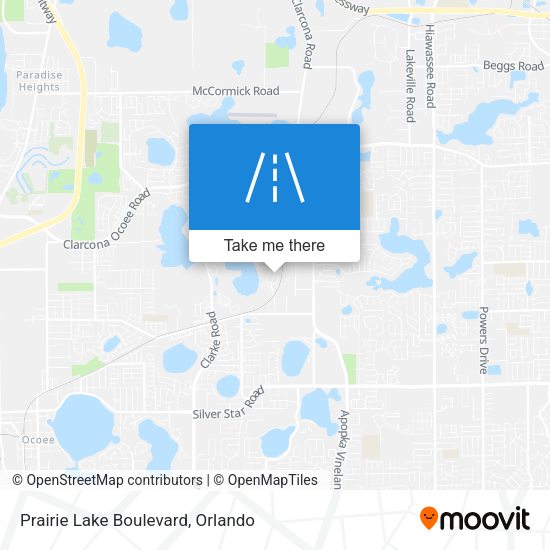Mapa de Prairie Lake Boulevard