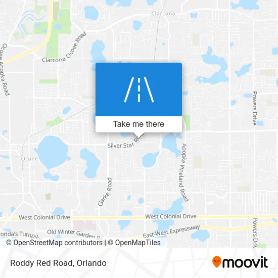 Roddy Red Road map