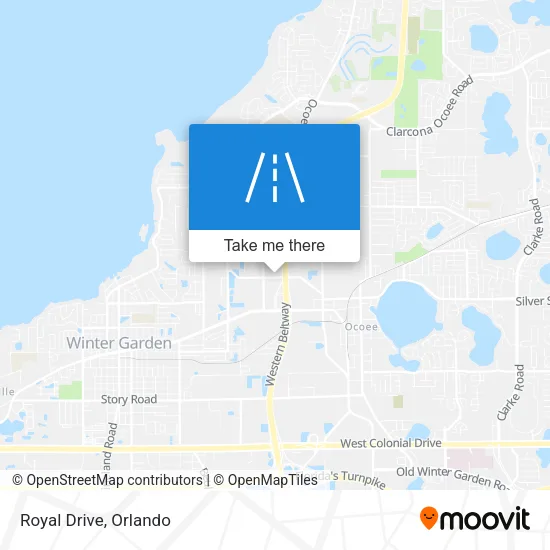 Royal Drive map