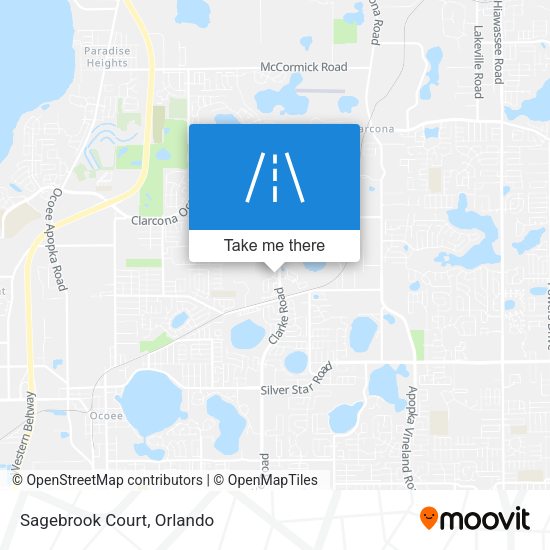 Mapa de Sagebrook Court