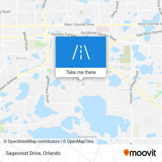 Sagecrest Drive map