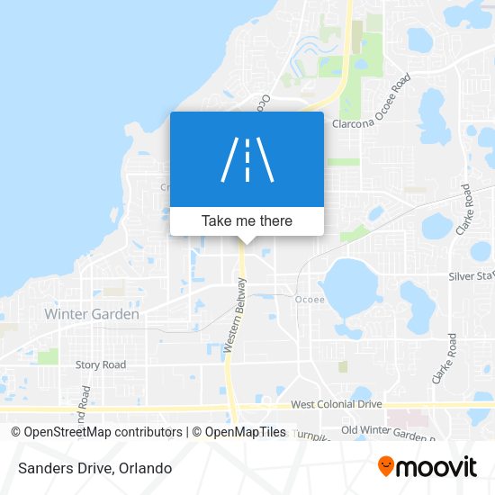 Sanders Drive map