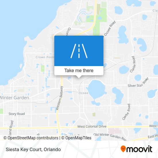 Mapa de Siesta Key Court