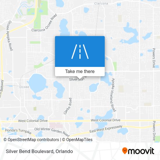Silver Bend Boulevard map