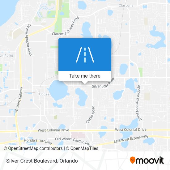 Mapa de Silver Crest Boulevard