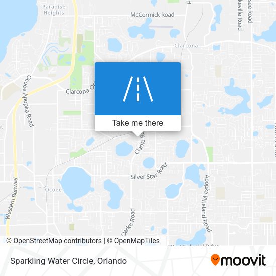 Mapa de Sparkling Water Circle