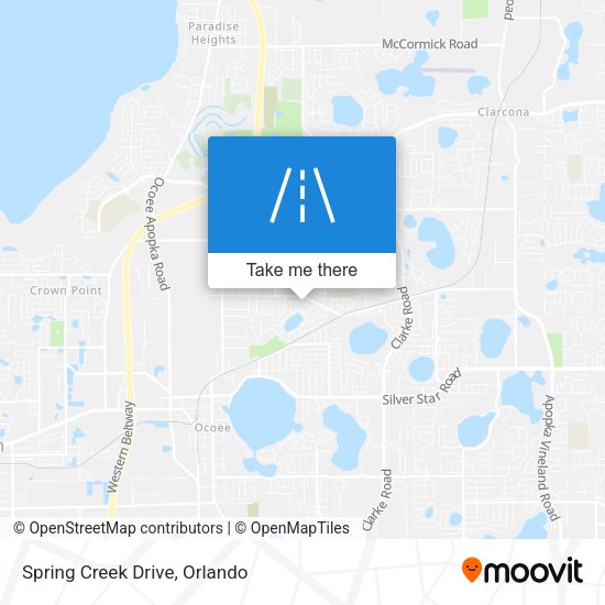 Mapa de Spring Creek Drive