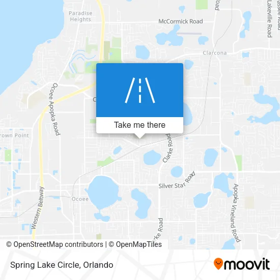Spring Lake Circle map