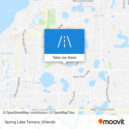 Spring Lake Terrace map