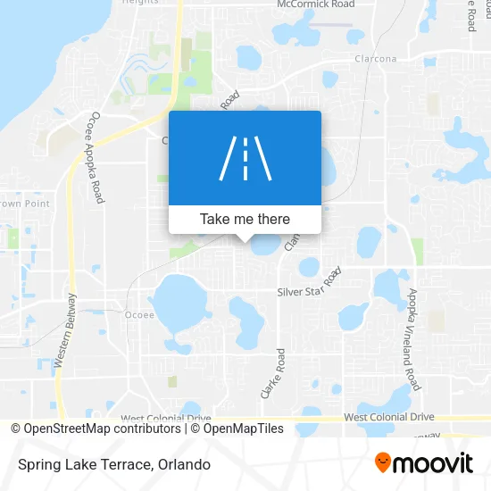 Spring Lake Terrace map