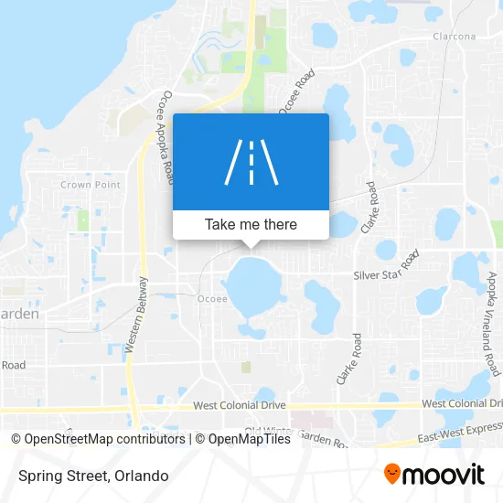 Spring Street map