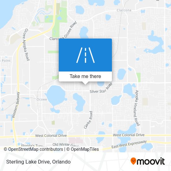 Sterling Lake Drive map