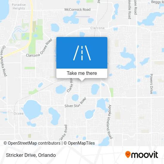 Stricker Drive map