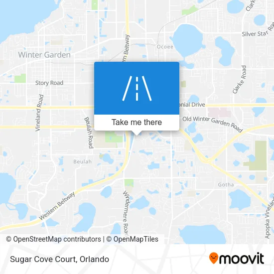 Sugar Cove Court map