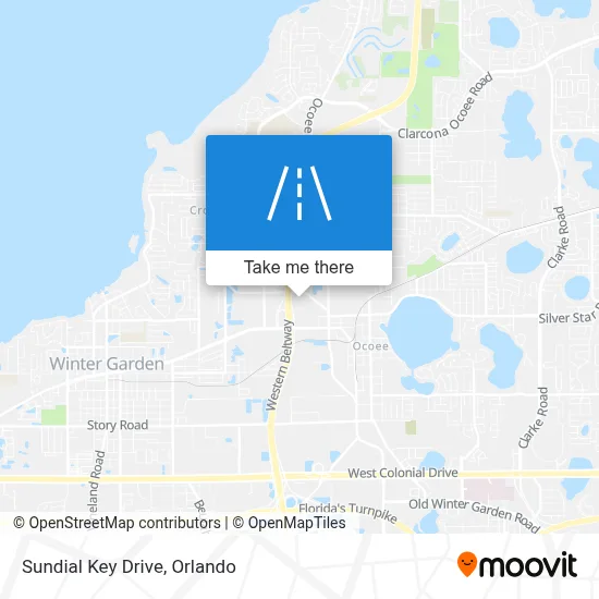 Sundial Key Drive map