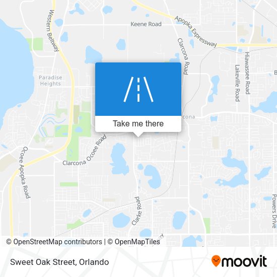 Mapa de Sweet Oak Street