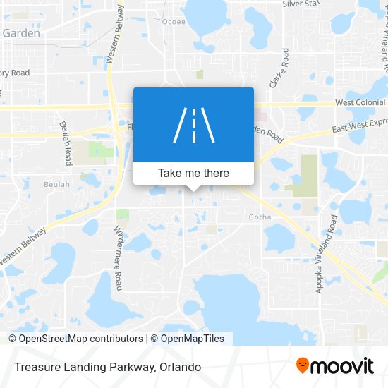 Mapa de Treasure Landing Parkway