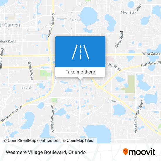 Wesmere Village Boulevard map