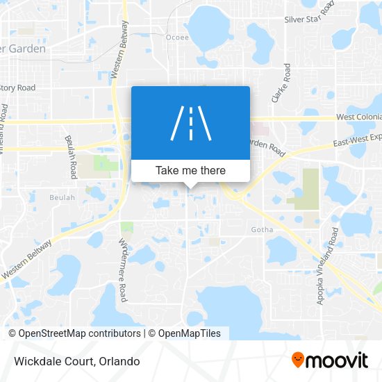 Mapa de Wickdale Court