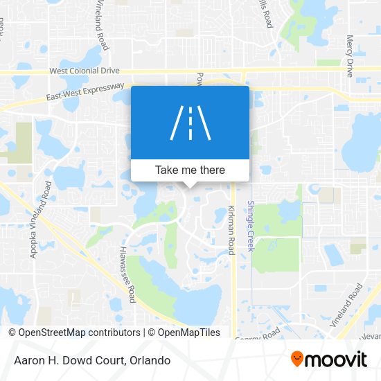 Mapa de Aaron H. Dowd Court