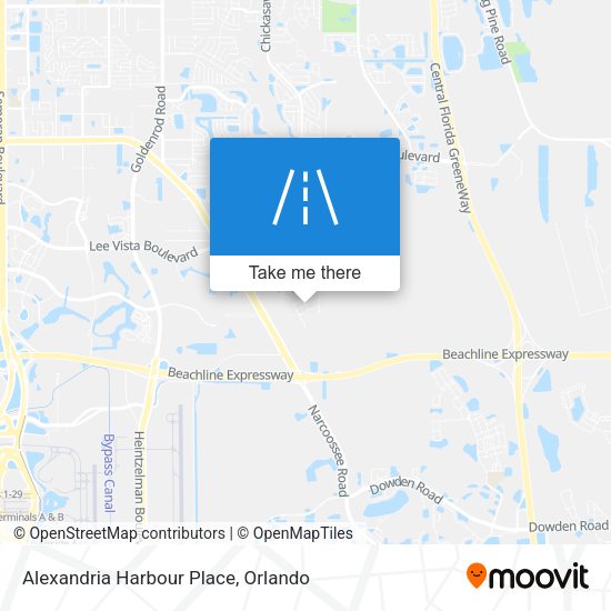 Alexandria Harbour Place map