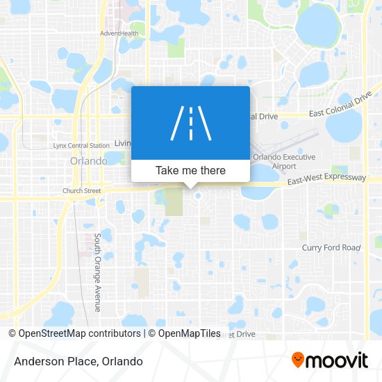 Mapa de Anderson Place