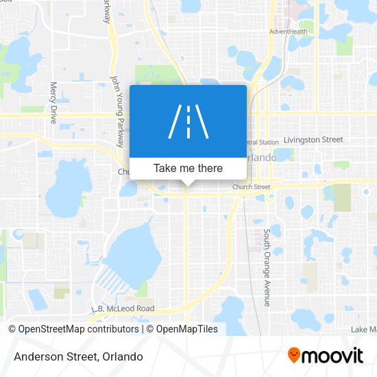 Mapa de Anderson Street