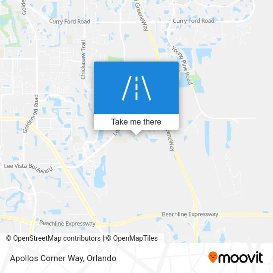 Apollos Corner Way map