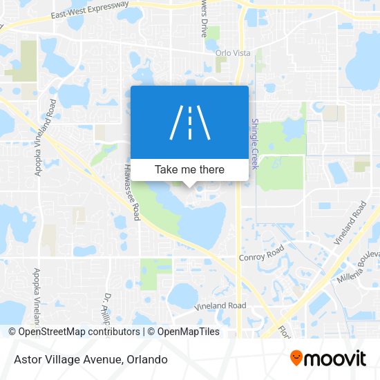 Mapa de Astor Village Avenue
