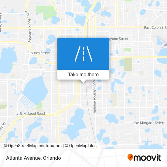 Atlanta Avenue map