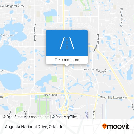 Augusta National Drive map