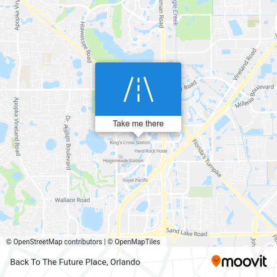 Back To The Future Place map