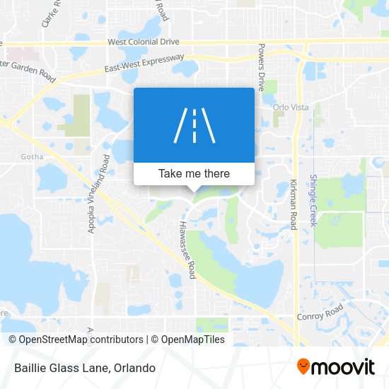 Mapa de Baillie Glass Lane