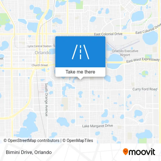 Bimini Drive map
