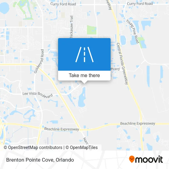 Brenton Pointe Cove map