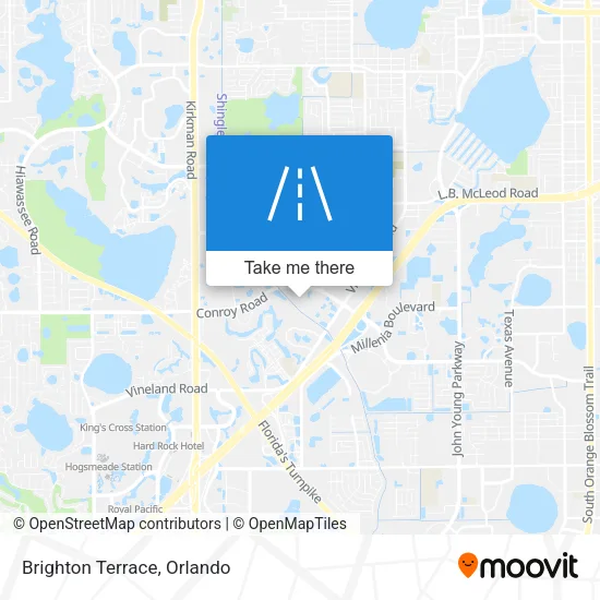 Brighton Terrace map