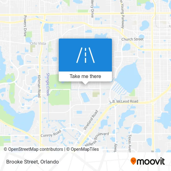 Brooke Street map