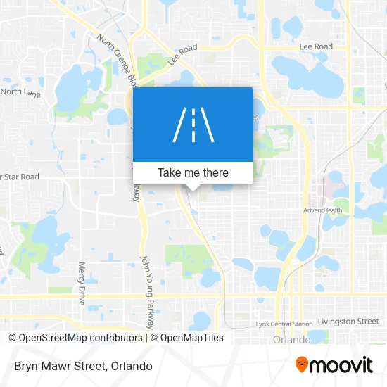 Bryn Mawr Street map