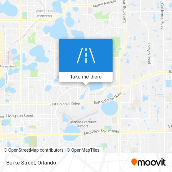Burke Street map