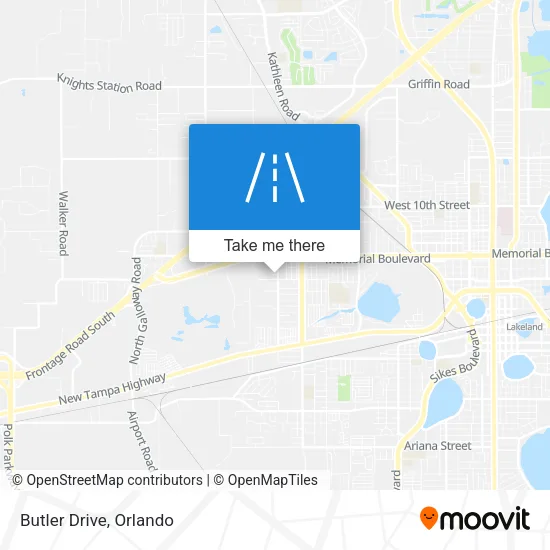 Butler Drive map