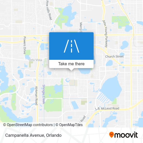 Mapa de Campanella Avenue