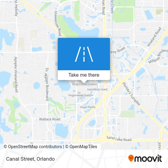Canal Street map
