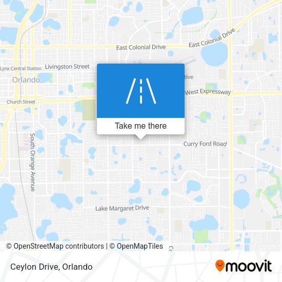 Mapa de Ceylon Drive
