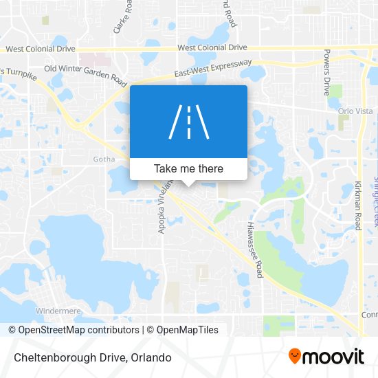Cheltenborough Drive map