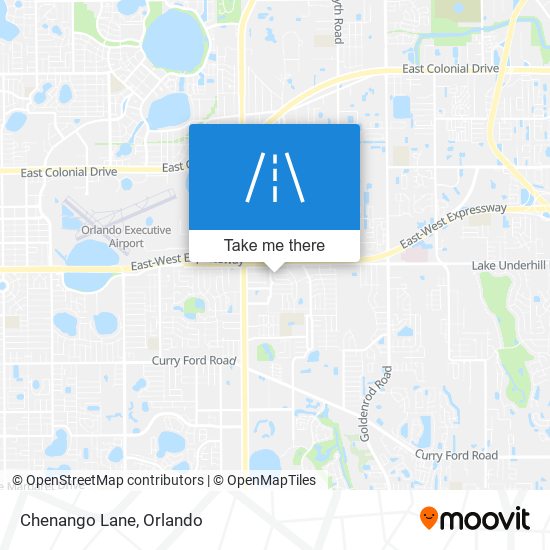 Chenango Lane map