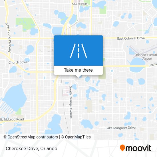 Mapa de Cherokee Drive