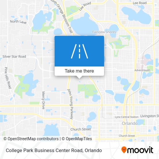 College Park Business Center Road map