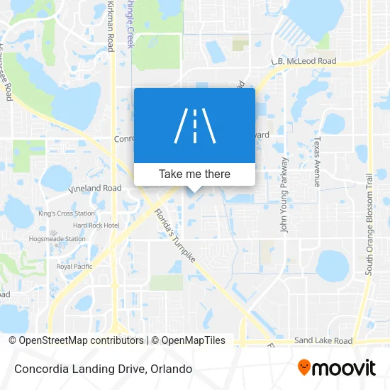 Concordia Landing Drive map