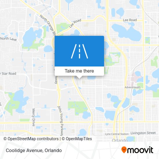 Mapa de Coolidge Avenue