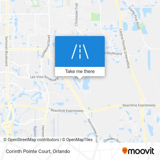 Mapa de Corinth Pointe Court